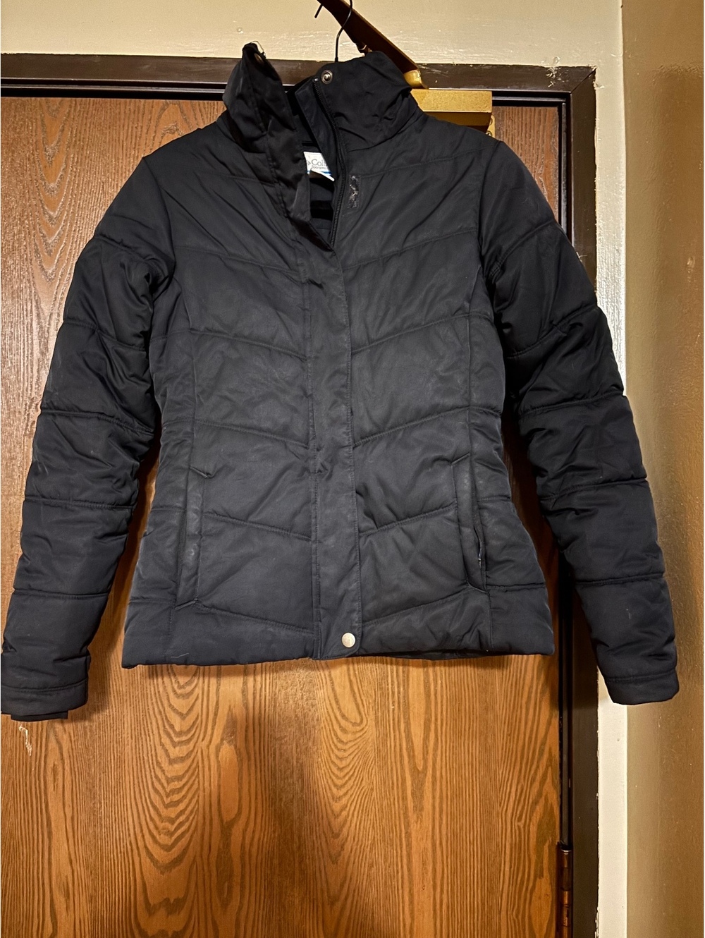 Columbia Black Quilted Puffer Jacket- Size XS